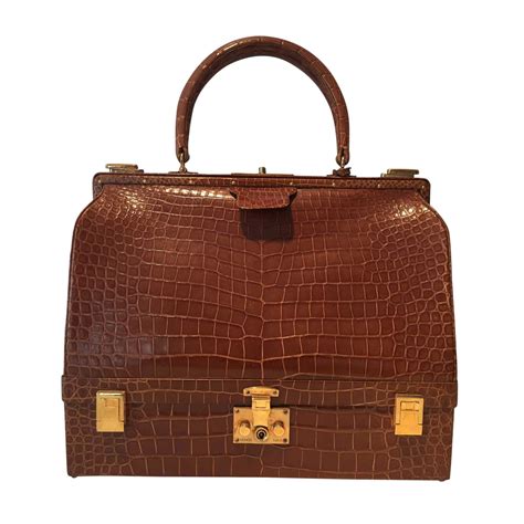 hermes bag crocodile pigment|vintage hermes crocodile bag.